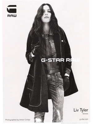 Liv Tyler for G-Star Raw
