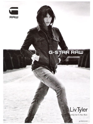 Liv Tyler for G-Star Raw
