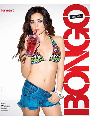 Lucy Hale for Bongo Spring 2013 celebrity endorsement ads