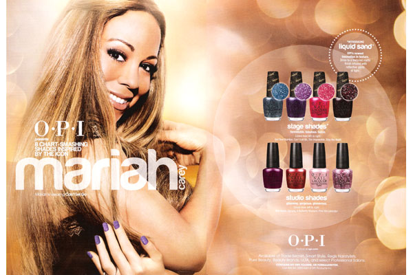 Mariah Carey OPI celebrity endorsements