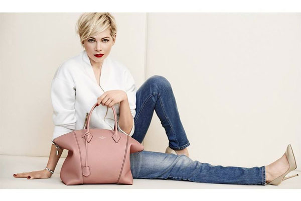 Michelle Williams Louis Vuitton celebrity fashion ads