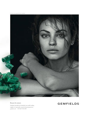 Mila Kunis - Gemfields 2014