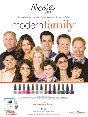 Modern Family OPI celebrity endorsements