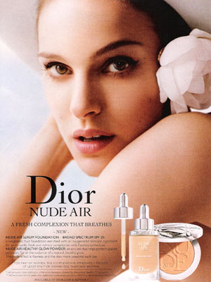Natalie Portman for Dior Nude