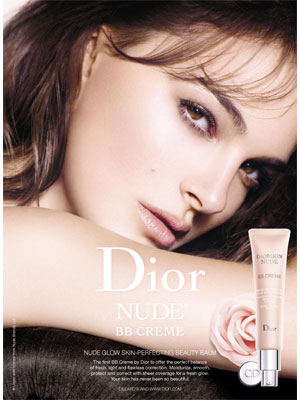 Natalie Portman Dior Nude BB Cream celebrity endorsements
