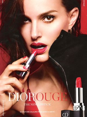 Natalie Portman Dior Rouge 2016