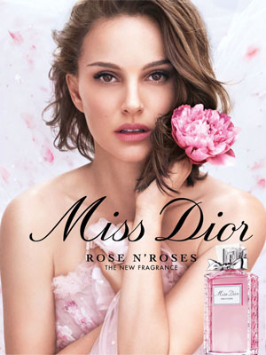 Natalie Portman Miss Dior Rose N' Roses Perfume Ad