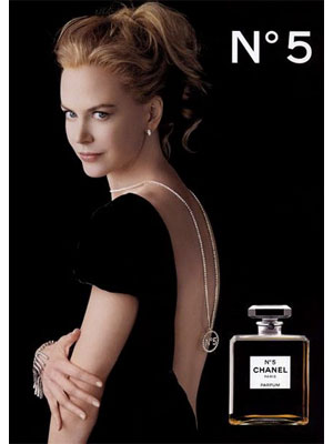 Nicole Kidman Chanel fragrances celebrity endorsements