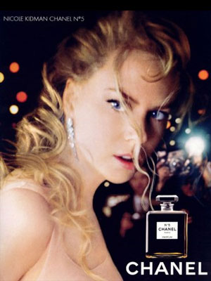 Nicole Kidman Chanel No 5 perfumes celebrity endorsements