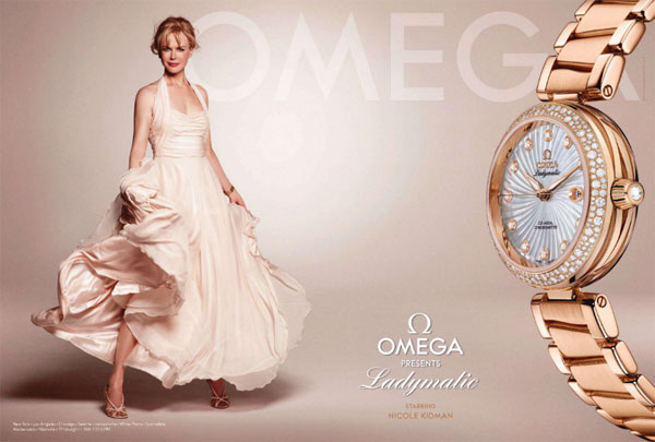 Nicole Kidman Omega celebrity endorsements