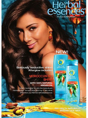 Nicole Scherzinger Herbal Essences celebrity ad endorsements