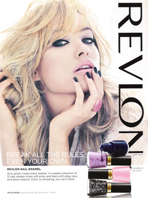 Olivia Wilde Revlon celebrity endorsement ads