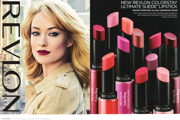 Olivia Wilde Revlon celebrity endorsement ads