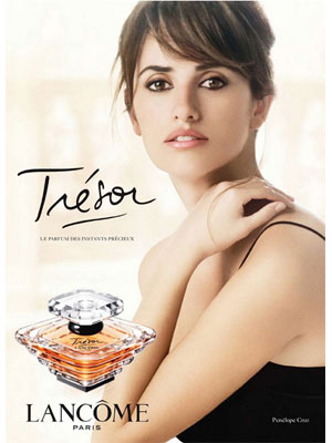 Penelope Cruz for Tresor Perfume Lancome