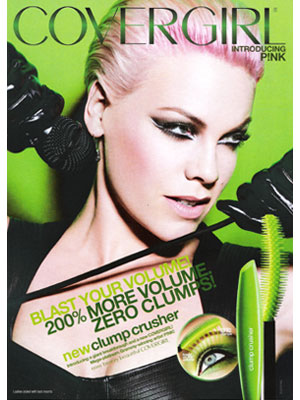 Pink CoverGirl Makeup celebrity endorsements