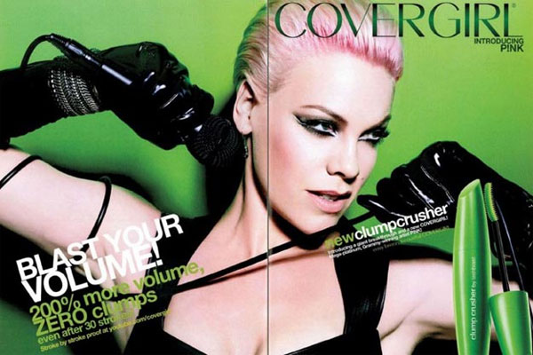 Pink CoverGirl celebrity endorsements