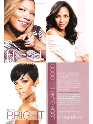 Queen Latifah CoverGirl Clean Makeup