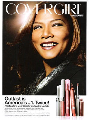 Queen Latifah CoverGirl Outlast Makeup