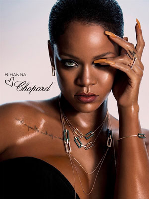 Rihanna Chopard Ads
