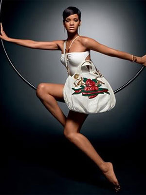 Rihanna Gucci Tattoo Heart Collection