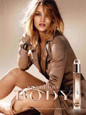 Rosie Huntington Whitely celebrity endorsement ads