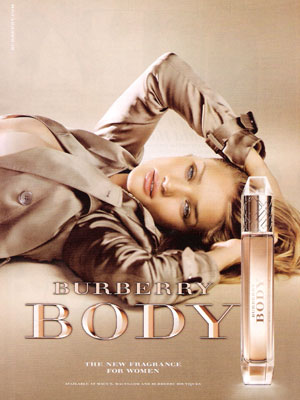 Rosie Huntington Whitely Burberry celebrity endorsement ads