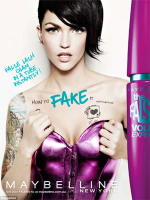 Ruby Rose Maybelline Ad