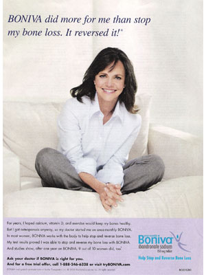 Sally Field for Boniva