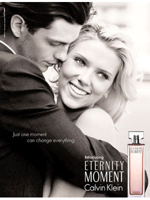 Scarlett Johansson for Calvin Klein Eternity Moment Perfume