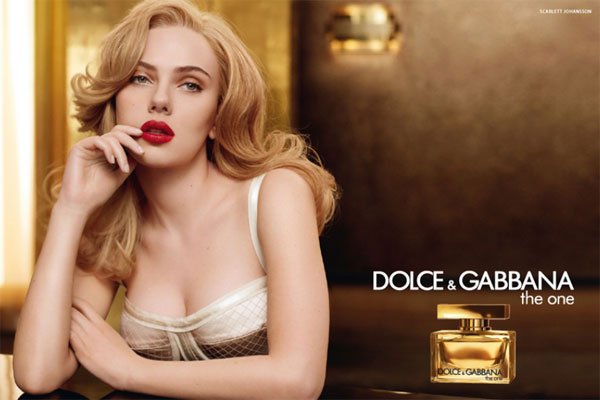 Scarlett Johansson Dolce & Gabbana The One Perfume