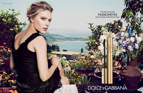 Scarlett Johansson for Passioneyes Mascara Dolce & Gabbana