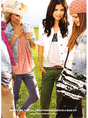 Selena Gomez for Dream Out Loud celebrity fashions