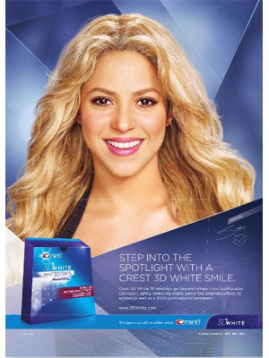 Shakira for Crest