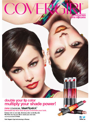 Sofia Vergara CoverGirl makeup celebrity endorsements