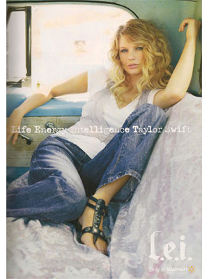 Taylor Swift L.e.i. Jeans Ad