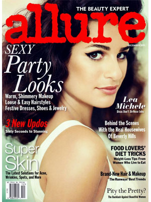 Lea Michele Allure Magazine December 2011