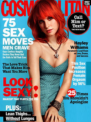  Paramore Hayley Williams Cosmopolitan May 2011 vintage Celebrity Endorsement Ads