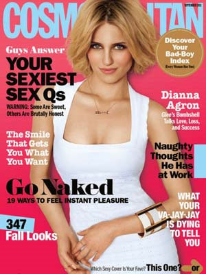Dianna Agron Cosmopolitan Magazine September 2011
