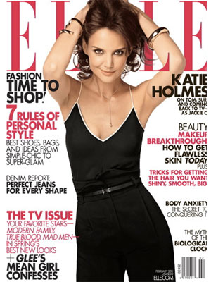 Katie Holmes Elle Magazine February 2011