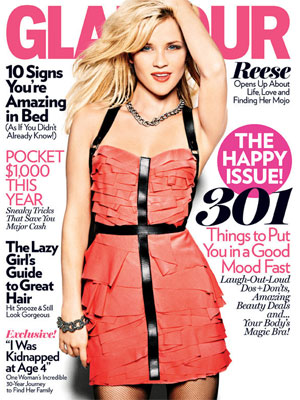 Reese Witherspoon Glamour, January 2011