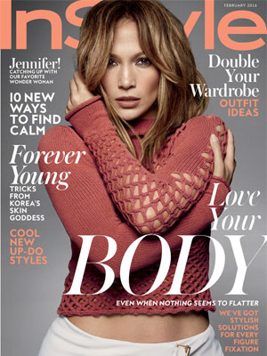 Jennifer Lopez InStyle Magazine February 2016