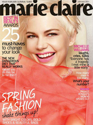 Marie Claire February 2011 - Michelle Williams