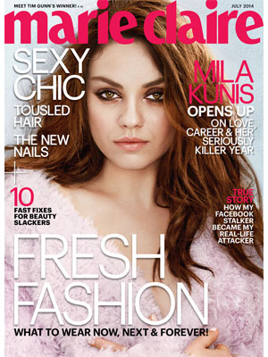 Mila Kunis Marie Claire Magazine July 2014