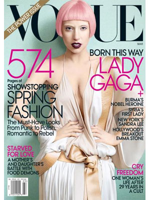 Lady Gaga Vogue Magazine March 2011